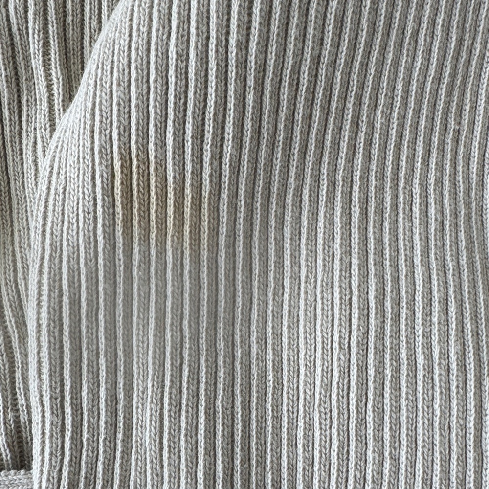 Charlotte Russe Beige Ribbed Cardigan - Picture 7 of 7